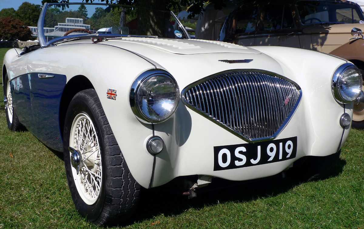 L1010151.JPG - This beautiful Austin Healey 100M was spotted parked nearby.